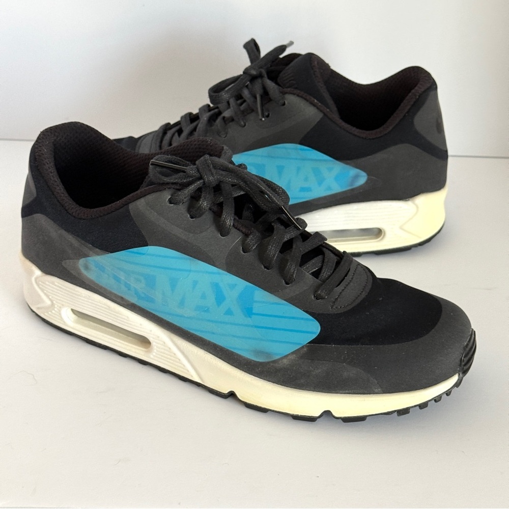 Nike Air Max 90 NS GPX Shoes Black/Laser Blue Heritage Men Sz 9.5 AJ7182-002